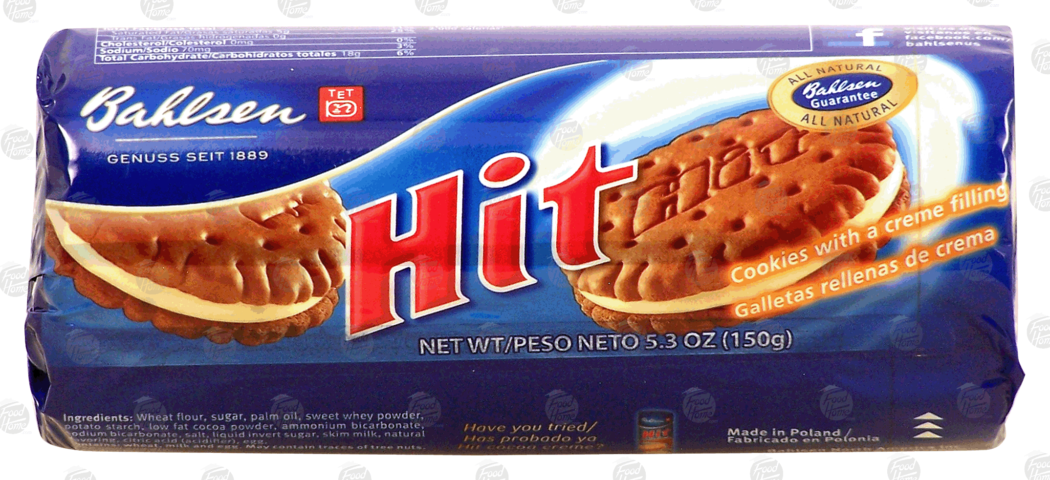 Bahlsen Hit&nbsp;&nbsp;biscuits with a creme filling Full-Size Picture